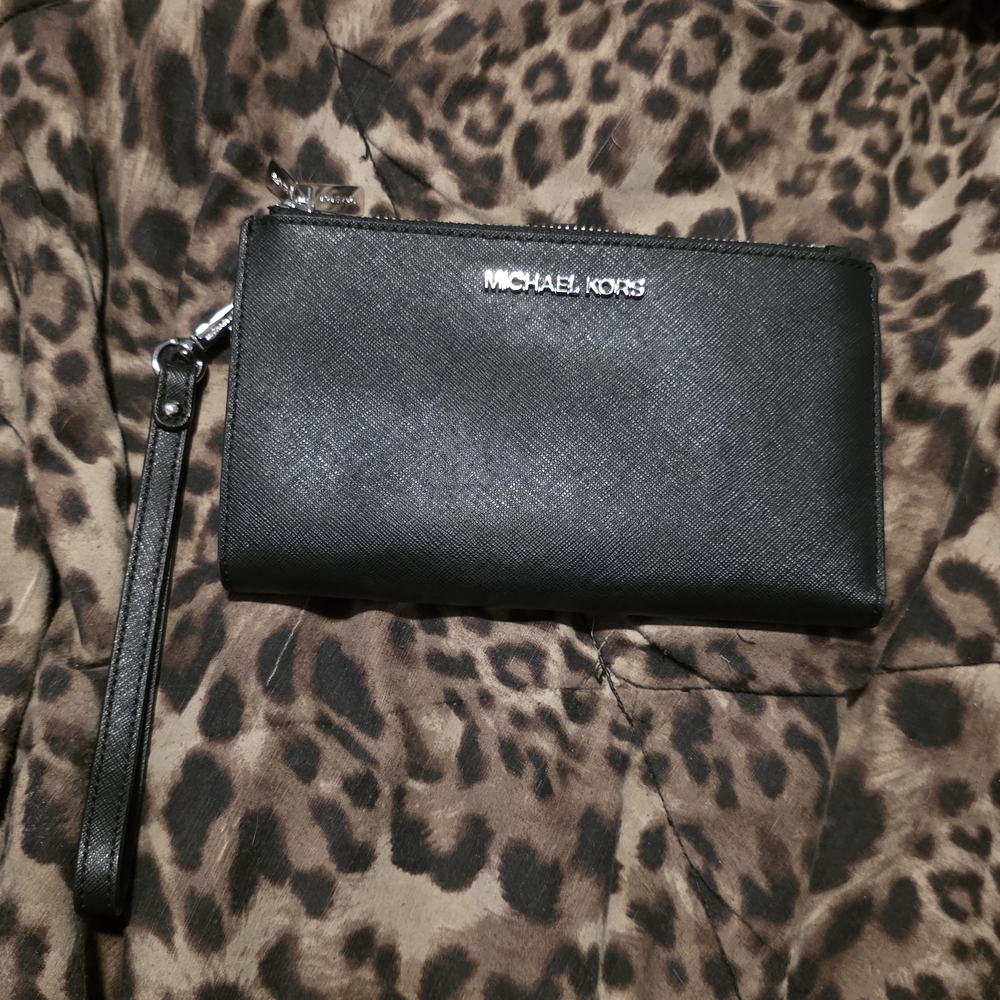 Michael Kors Black Wristlet
